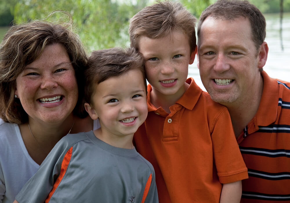 Madison Family with Healthy Teeth