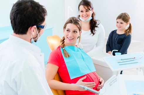 Pregnant Women Receiving Dental Checkup in Madison
