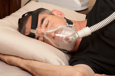 Man with CPAP Mask