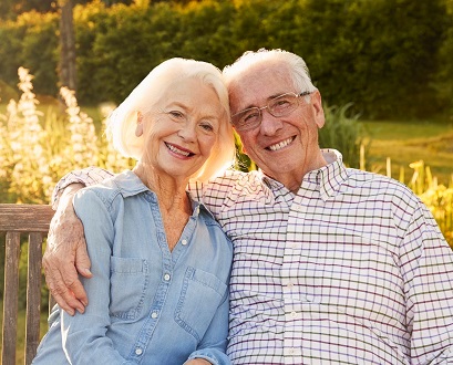 Smiling Senior Couple in Wisconsin