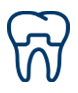 Crowns and Bridges Icon - Restoring your smile with precision and care, using our crowns and bridges!