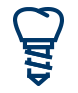 Dental Implants Icon - Regain confidence in your smile with our lifelike dental implants!