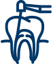 Root Canals - An icon representing root canals, ensuring healthy teeth from the inside out.