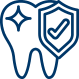 Teeth Whitening Icon - Brighten your smile with ease using our cheerful teeth whitening icon.